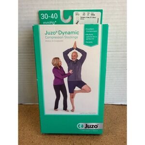 Juzo Dynamic Stockings 3512 AD Size III (White) Compression Stockings Knee High